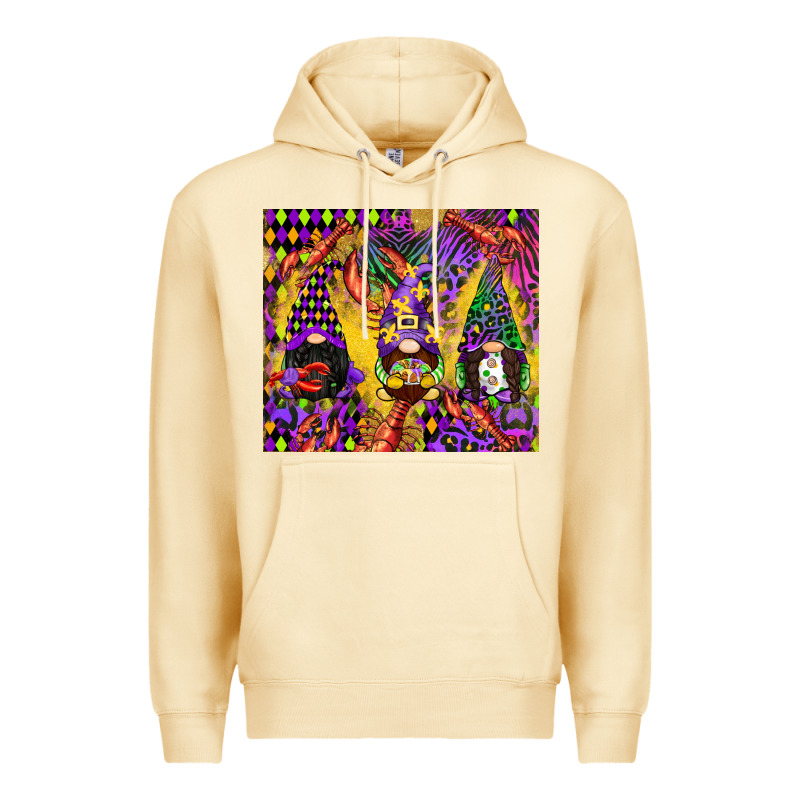 Mardi Gras Gnome Premium Hoodie by CowGirlArtShop | Teevron
