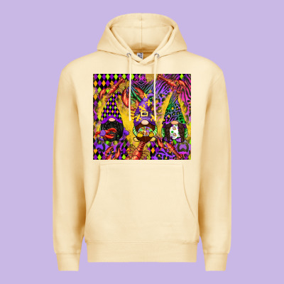 Mardi Gras Gnome Premium Hoodie Designed By Cowgirlartshop