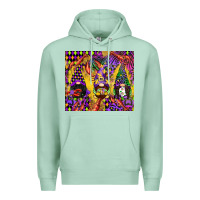 Seafoam mardi gras gnome Premium Hoodie - CowGirlArtShop