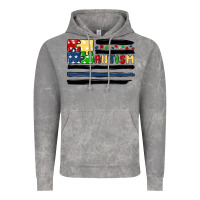 Cloud Rock autism usa flag Vintage Hoodie - MaliasSmallBusiness