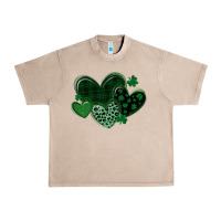 French Oak leopard hearts st patricks day Urban Heavy Tee - MaliasSmallBusiness