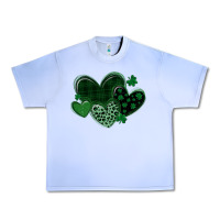 Grape Ice leopard hearts st patricks day Urban Heavy Tee - MaliasSmallBusiness