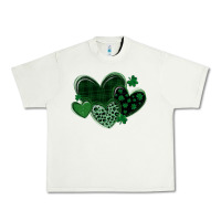 Pistachio leopard hearts st patricks day Urban Heavy Tee - MaliasSmallBusiness