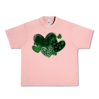 Salmon leopard hearts st patricks day Urban Heavy Tee - MaliasSmallBusiness