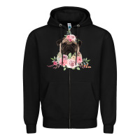 Black Pug Zipper Hoodie - Bettercallsaul