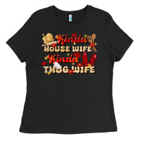Black kinda house wife kinda thug wife Ladies Tee - JahusDesignShop