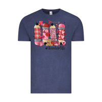 Vintage Denim valentines day teacher life Vintage Tee - MaliasSmallBusiness