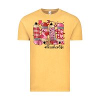 Vintage Mustard valentines day teacher life Vintage Tee - MaliasSmallBusiness