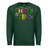 Sports Green little miss mardi gras Premium Sweatshirt - CowGirlArtShop