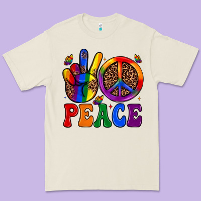 Peace Premium Tee Designed By Jahusdesignshop