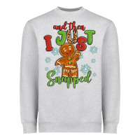 Heather Grey and then i just snnaped Heavyweight Sweatshirt - MaliasSmallBusiness