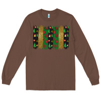 Chestnut Christmas brush stoke Long Sleeve Tee - JahusDesignShop