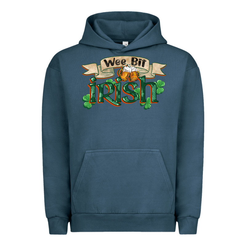 Wee Bit Irish St Patrick's Day Urban Hoodie by FaDigitalArtStudio | Teevron