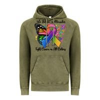 Vintage Olive we believe in miracles fight cancer in all colors Vintage Hoodie - MaliasSmallBusiness