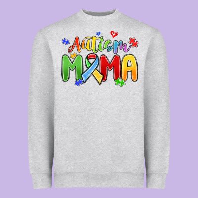 Autism Mama Heavyweight Sweatshirt Designed By Maliassmallbusiness