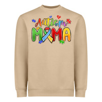 Mushroom autism mama Heavyweight Sweatshirt - MaliasSmallBusiness