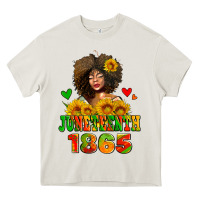 Cream afro woman juneteenth 1865 Heavy Core Tee - AdoDesignShop