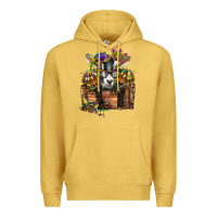 Antique Gold mardi gras goat Premium Hoodie - CowGirlArtShop