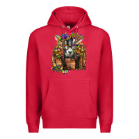 Cardinal mardi gras goat Premium Hoodie - CowGirlArtShop