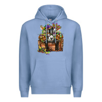 Colony Blue mardi gras goat Premium Hoodie - CowGirlArtShop