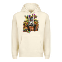 Sandshell mardi gras goat Premium Hoodie - CowGirlArtShop