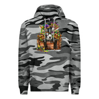 Slate Camo mardi gras goat Premium Hoodie - CowGirlArtShop