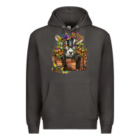 Smoke mardi gras goat Premium Hoodie - CowGirlArtShop