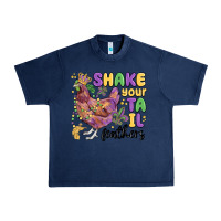 Navy shake your tail feathers Urban Heavy Tee - MaliasSmallBusiness