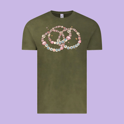 100 Days Of School Friendship Bracelet Vintage Tee Designed By Maliassmallbusiness
