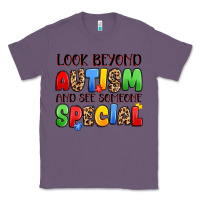 Lavender look beyond autism and see someone special Classic Tee - JahusDesignShop