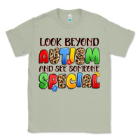 Matcha look beyond autism and see someone special Classic Tee - JahusDesignShop