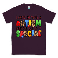 Plum look beyond autism and see someone special Classic Tee - JahusDesignShop