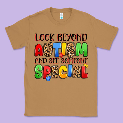 Look Beyond Autism And See Someone Special Classic Tee Designed By Jahusdesignshop