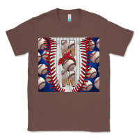 Chestnut Baseball Mom Classic Tee - CowhideDigitalArt