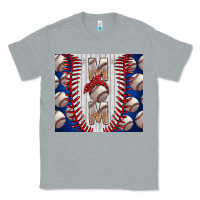 Heather Grey Baseball Mom Classic Tee - CowhideDigitalArt
