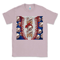 Lilac Baseball Mom Classic Tee - CowhideDigitalArt