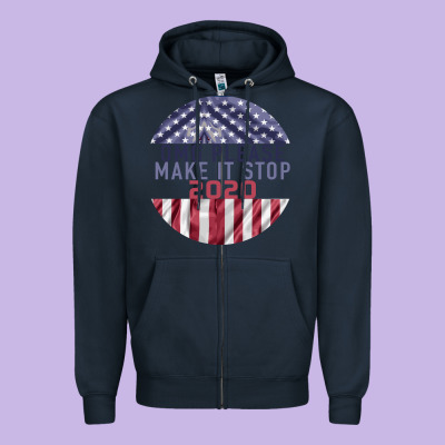 Omg Please Make It Stop 2020 Zipper Hoodie Designed By Bettercallsaul