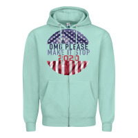 Seafoam OMG Please Make it stop 2020 Zipper Hoodie - Bettercallsaul