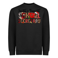 Black santa s favorite coffee school secretary Heavyweight Sweatshirt - MaliasSmallBusiness