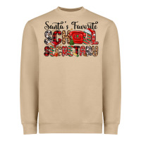 Mushroom santa s favorite coffee school secretary Heavyweight Sweatshirt - MaliasSmallBusiness