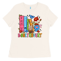 Bone booktrovert Ladies Tee - JahusDesignShop
