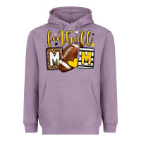 Lavender Football mom yellow team color Heavyweight Hoodie - HowdyJamesFarm