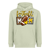 Matcha Football mom yellow team color Heavyweight Hoodie - HowdyJamesFarm