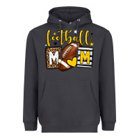 Smoke Football mom yellow team color Heavyweight Hoodie - HowdyJamesFarm