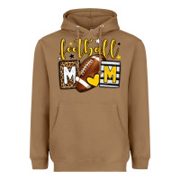 Toasted Coconut Football mom yellow team color Heavyweight Hoodie - HowdyJamesFarm