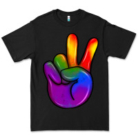 Black pride peace hand Premium Tee - JahusDesignShop
