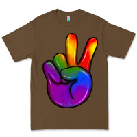 Cacao pride peace hand Premium Tee - JahusDesignShop