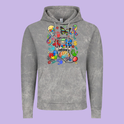 Somebody's Loud & Proud Autism Mama Vintage Hoodie Designed By Maliassmallbusiness