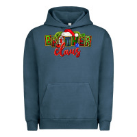 Pigment Midnight Navy christmas brother claus Urban Hoodie - FaDigitalArtStudio