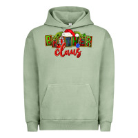 Pigment Oil Green christmas brother claus Urban Hoodie - FaDigitalArtStudio
